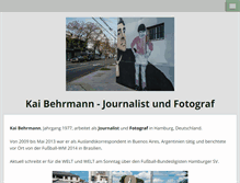 Tablet Screenshot of kaibehrmann.net